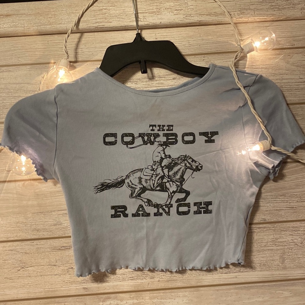 Cropped tee-shirt